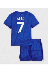 Chelsea Pedro Neto #7 Babytruitje Thuis tenue Kind 2025-26 Korte Mouw (+ Korte broeken)